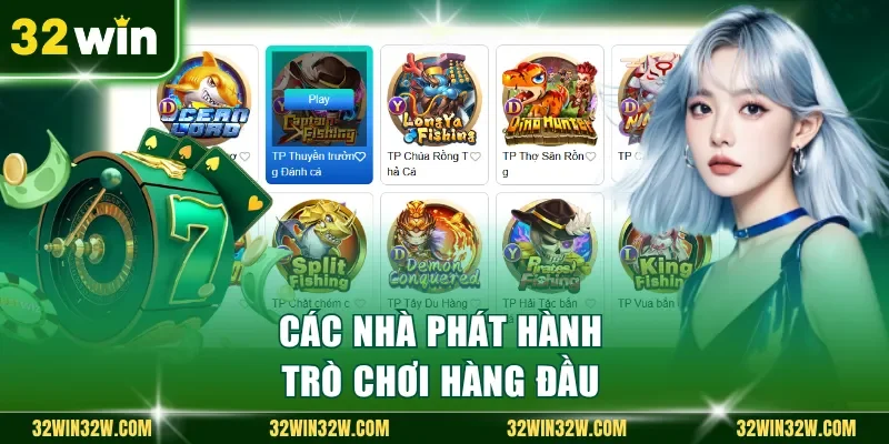 Các nhà phát hành trò chơi hàng đầu