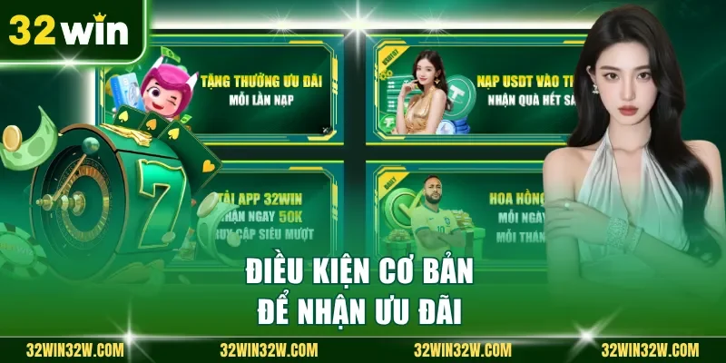 Điều kiện cơ bản để nhận ưu đãi