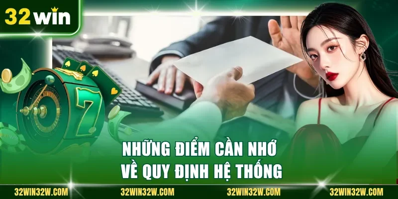 Những điểm cần nhớ về quy định hệ thống