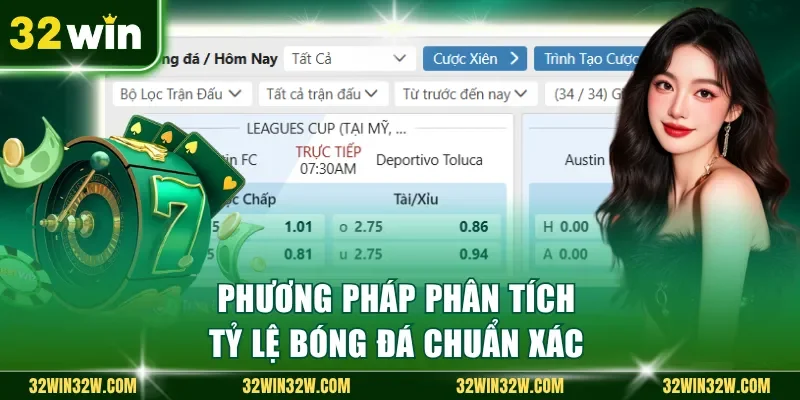 Phương pháp phân tích tỷ lệ bóng đá chuẩn xác